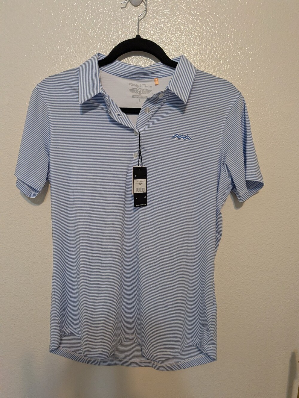 Straight down polo golf shirt Nwt